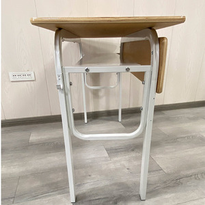 Đồ nội thất trường học gỗ nhỏ và vừa của giáo viên Bàn học sinh nghiên cứu Bàn và ghế đặt - Product Image 5