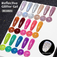 MTSSII Kit de Gel à Ongles Pailleté Réfléchissant de Haute Qualité, Vente en Gros OEM Marque Privée pour Fournisseur de Salons de Manucure