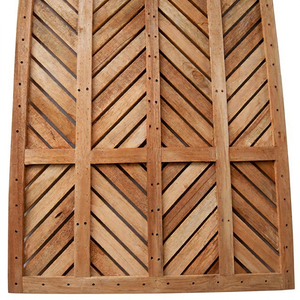 Paneles de Cerca de Madera Merbau para Granja, Ecológicos, Impermeables, Diseño Profesional Personalizado, Tapas para Postes de Cerca, Muro de Jardín, Naturaleza - Product Image 1