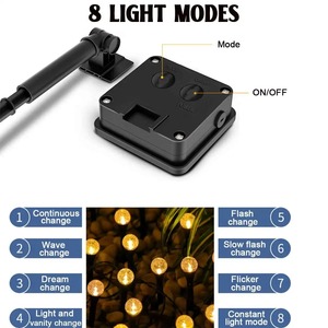 Outdoor Solar Bubbles Lawn Lamp <b>String</b> Set Landscape Decoration IP65 Waterproof Leds Solar-Powered Stake <b>Lights</b> for Garden Yard - Product Image 5