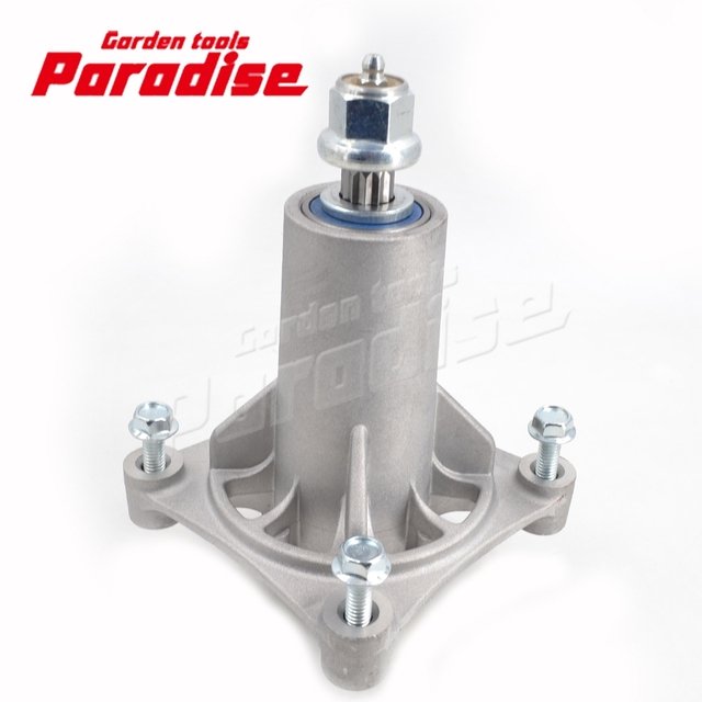 Lawn Mower Pulley Compatible Deck Blade Spindle Assembly Replacement 197473 for Husqvarn YTH2348 YTH22V46 AYP 187292 Parts