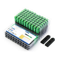 Cable óptico Tipo 44mm telecomunicaciones LC SM FTTH fibra óptica montaje rápido SM/APC LC/APC fibra óptica conector rápido
