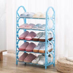 פלסטיק ברזל צינור עם 8.6mm מגולוון צינור אחסון & מדפי יחידות נעל מדף ארון לארון - Product Image 3