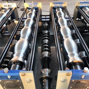 เครื่องจักรผลิตแผ่นหลังคาเคลือบพร้อมแบริ่งแกนและส่วนประกอบมอเตอร์เครื่องขึ้นรูปม้วนหลังคา IBR - Product Image 3