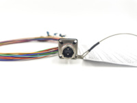 Câble à fibres optiques de fabrication chinoise, étanche pour l'extérieur, FTTA IP67 J599 MT, connecteur 12 cœurs, prise et fiche