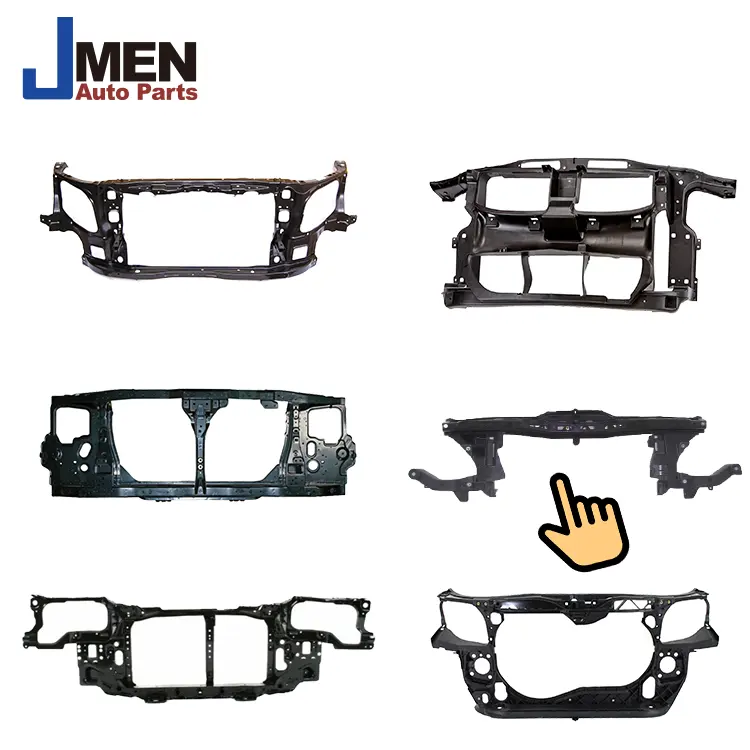 Jmen for TESLA MODEL 3 S X Y SOLAR Radiator Support & Reinforcement Bar impact car bumper Body Parts