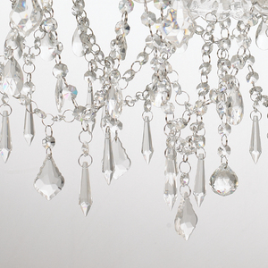 Lustre blanc pour salon, décoration intérieure, lampe moderne en acrylique, lustres en cristal de luxe pour l'intérieur - Product Image 5