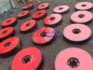 Mulino a Rulli Umido per Minerale d'Oro 1200, Mulino a Disco Doppio per Pietre e Rocce, Macchina Macinatrice a Disco per Oro - Product Image 6