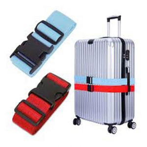 สายรัดกระเป๋าเดินทางแบบปรับได้พร้อมโลโก้สั่งทำขายส่ง สายรัดกระเป๋าเดินทางทำจากไนลอน - Product Image 1