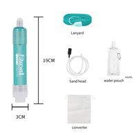 Filtre à eau de rivière pour le camping en plein air, le randonnée et la survie en cas d'urgence, kit de paille Filterwell
