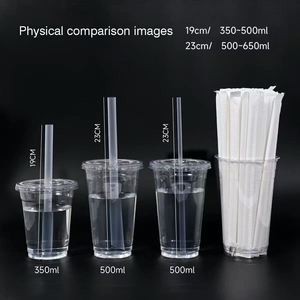 Pajitas para Vasos de <span class=keywords><strong>Boba</strong></span> de PLA Impresas Personalizadas con Diámetro de 6/12 mm, Longitud de 190/230 mm, Envueltas Individualmente y Biodegradables - Product Image 4