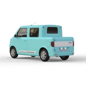 Chinese Manufacturer Mini Pickups for freight Low-Mileage Double Row Cargo Van High Speed 71KM/h Small Size Truck Pick up Goods
