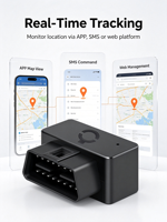 Traceur GPS GSM 2G TrackTok OBD avec microphone et moniteur vocal pour voiture et camion, localisateur sans fil, application gratuite
