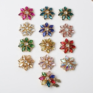 Clip di lusso sopra gli accessori con bottoni esistenti scintillanti <span class=keywords><strong>gemelli</strong></span> di strass <span class=keywords><strong>camicia</strong></span> senza bottone - Product Image 4