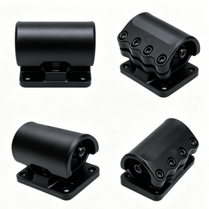 ตัวหนีบแฮนด์สกู๊ตเตอร์วัสดุพิเศษ - ได้รับการรับรองมาตรฐาน IATF16949, ทนทาน สีดำ แบบ 4 รูยึด อะไหล่สกู๊ตเตอร์ระดับมืออาชีพ - Product Image 1