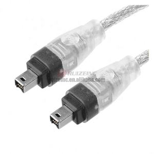 4P6 USB ไฟร์ไวร์ Ieee1394 <span class=keywords><strong>DV</strong></span> ขนาด46ถึง6สายสำหรับเก็บรวบรวมข้อมูลกล้องวิดีโอ - Product Image 4