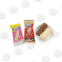 Barre de céréales croustillantes au chocolat Halal en gros, emballées individuellement, pour un snack croustillant et savoureux