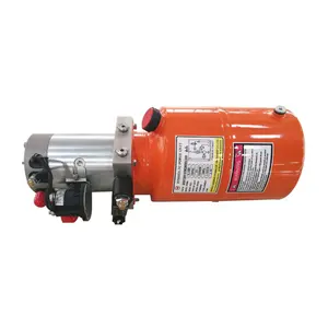 Manufacturer china single or double acting 12v electric ac hydraulic power unit
