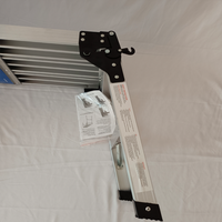 Plate-forme de travail en aluminium petite échelle 2x3 marches 76 cm hauteur banc de travail pour le lavage de voiture