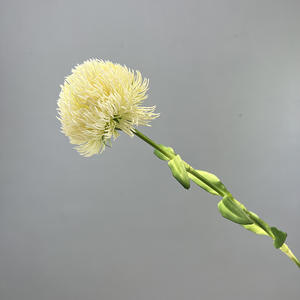 Bola <span class=keywords><strong>de</strong></span> Dianthus Verde Artificial Premium, Flor <span class=keywords><strong>de</strong></span> <span class=keywords><strong>Gel</strong></span> Suave al Tacto Real, <span class=keywords><strong>para</strong></span> Decoración Floral del Hogar y Venta al por Mayor - Product Image 6