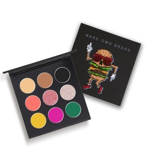 Palette de fards à paupières minéraux personnalisables 9 couleurs, résistants à <span class=keywords><strong>l</strong></span>'<span class=keywords><strong>eau</strong></span>, nacrés, scintillants, mats, avec logo imprimable - Product Image 3