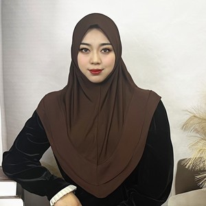 Voiles En Gros <span class=keywords><strong>Voile</strong></span> Soie de Médine pour <span class=keywords><strong>Bonnet</strong></span> Accessoire Hijab Couleur Unie Styles Femmes Musulmanes - Product Image 5