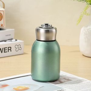 2024 <b>Hot</b> Double Walled Stainless Metal Painting Children <b>Flask</b> Outdoor Carry Ring Hoop Custom Kids Belly - Product Image 3