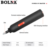 Ensemble de tournevis multifonctionnel, outil de vente en gros, tournevis électrique rechargeable, petite perceuse électrique domestique