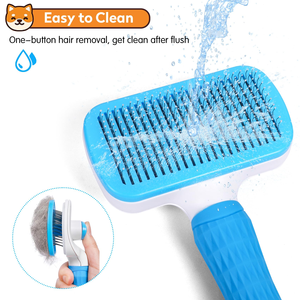 Brosse anti-poils pour chien, peigne de toilettage et d'entretien pour chat, pour chiens à poils longs, élimine les poils, brosse de nettoyage pour le bain, accessoires pour chiens - Product Image 5