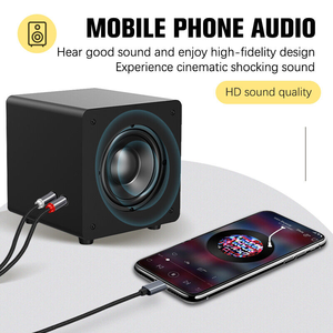 Câble adaptateur audio HiFi stéréo type-c vers <span class=keywords><strong>RCA</strong></span> plaqué or double blindé pour téléphone voiture home cinéma amplificateur haut-parleur - Product Image 4