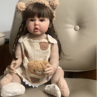 Prix bas Noël Prix bas Reborn bébés poupées Silicone nouveau-né fille bébé poupées qui ressemblent à de vrais bébés