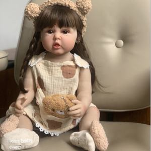 Prix bas Noël Prix bas Reborn bébés poupées Silicone nouveau-né fille bébé poupées <span class=keywords><strong>qui</strong></span> ressemblent à de vrais bébés - Product Image 5