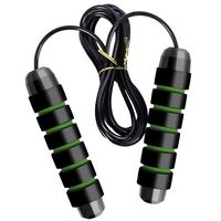 Cuerda de Saltar Ajustable y Duradera con Mango de Espuma PP, Sin Enredos, Profesional, de Alta Velocidad, 2.8m, para Gimnasio, Fitness y Adelgazamiento Corporal