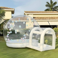 Dôme gonflable d'extérieur, château gonflable, maison à bulles, tente transparente pour location événementielle et photographie
