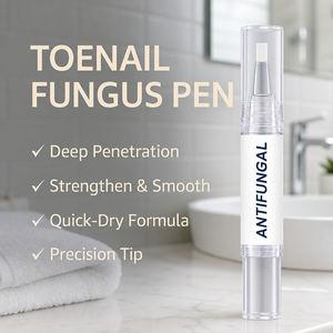 Stylo antifongique à base de plantes pour les ongles, réparation et renforcement des ongles, huile pour cuticules, emballage individuel, marque privée, OEM - Product Image 1