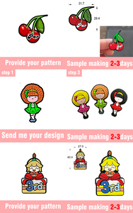 Nuevas almascas de PVC para zapatos de Roblox, con diseño de flor y dibujos animados, personalizables, al por mayor - Product Image 3