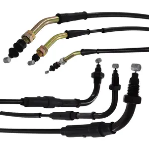 Motosiklet parçaları ve aksesuarları motosiklet çift gaz debriyaj kablosu fren Stop hız göstergesi Choke kablo Honda CRF CB CBX