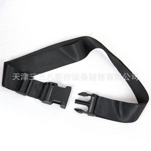 Cinturón de seguridad ajustable para silla de ruedas, color negro, longitud de 80 cm a 160 cm, para ancianos y personas con discapacidad - Product Image 3