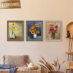 Confezione da 3 cornici da 8x10 pollici cornice per foto rustica Vintage in legno invecchiato rustico con vetro temperato per tavolo - Product Image 5