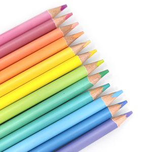 Vente en gros de crayons de couleur <span class=keywords><strong>pastel</strong></span> de 12 couleurs pour enfants, cadeaux pour enfants, fournitures scolaires, crayons de couleur en boîte - Product Image 5