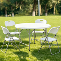 Table de pique-nique en plastique pliable Camping pêche plage léger Portable mobilier de loisirs en plein air