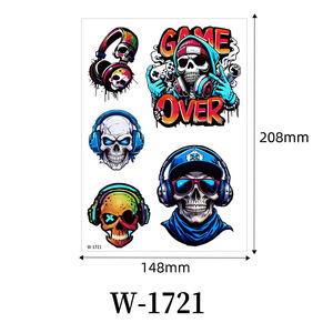 Pegatinas de Tatuajes de Graffiti Callejero, Temporales, para Brazo Completo, Impresión Digital, Película PET, Talla Única - Product Image 5