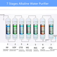Purificateur d'eau alcaline domestique 7 étapes avec filtre UF et membrane d'ultrafiltration
