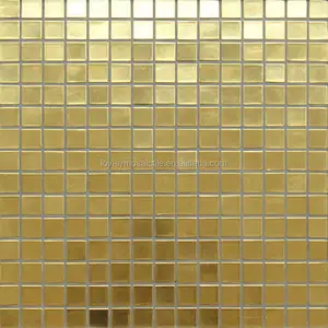 Axkk034 бассейн Санузел товары стеклянные плитки 24 К к линия Золотая мозаика для проекта отеля