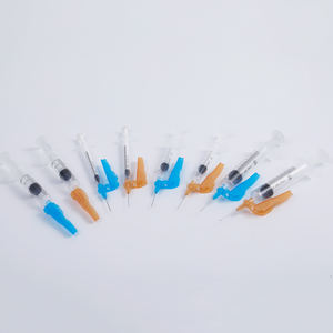 Jarum suntik <span class=keywords><strong>Luer</strong></span> Slip <span class=keywords><strong>Luer</strong></span> steril plastik sekali pakai medis dengan jarum pengaman - Product Image 2