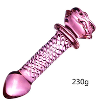 Offre Spéciale : Plug Anal en Verre Rose, Dildo, Jouets Sexuels Anaux, Perles Florales Roses en Cristal, Baguette Anale, Plug Anal en Verre en Forme de Bouton de Rose pour Femmes