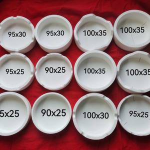 Crucible en céramique d'alumine résistant à la chaleur 110*35mm, crucible réfractaire pour <span class=keywords><strong>le</strong></span> frittage de la céramique dentaire - Product Image 1