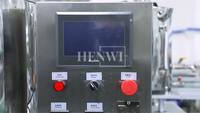 Henwi 1 Düse Einkopf-Heiz zahnradpumpe nfüll maschine mit Misch-und Temperatur regelung für Haar wachs kerzen Balsam öl