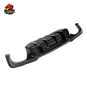 Gran oferta, modelo R, difusor trasero de material completo para <span class=keywords><strong>BMW</strong></span> 5series F10, difusor trasero de coche antiguo a nuevo, piezas automotrices - Product Image 3