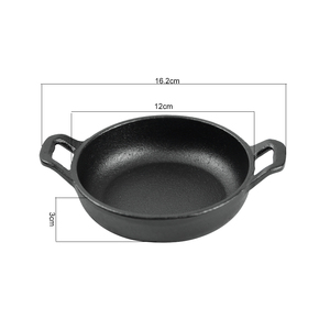 Sartén de Hierro Fundido Chuihua con Revestimiento Precurado, Compatible con Cocina de Gas, Capacidad de 1-2L, Apta para Horno, Resistente al Calor - Product Image 4